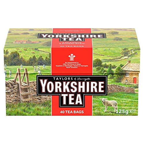 YORKSHIRE TEA 40 BAGS. PACK 5 X 125GR
