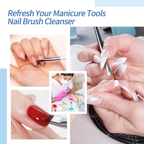 Image of Nail Cleaner & Nail Brush Cleaner - Polyester Nail Gel Essential Kit(Gel Cleanser set D)