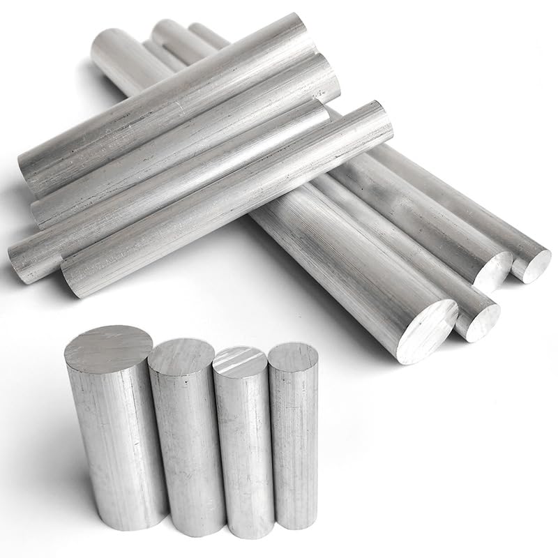 Barra tonda solida in alluminio 6061 Diametro 10 11 12 15 16 20 25 30 35 mm Lunghezza 50 mm 100 mm 150 mm 200 mm 300 mm 1 pz(35x200mm)