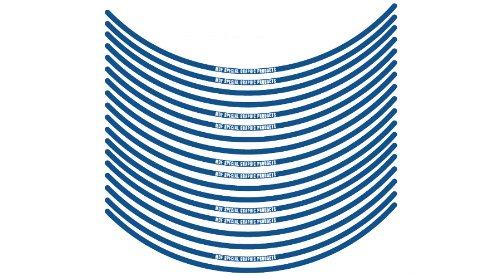 エムディーエフ リムストライプ ソリッドタイプ キャンディーブルー 4mm幅 12インチ RIM-4M-CB-12
