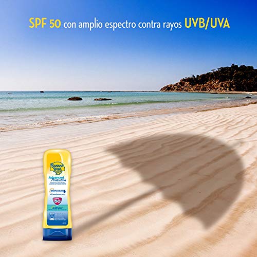Banana Boat Advanced Protection - Loción Solar con protección indice SPF 50, fórmula Avotriplex, Antiarena y resistente… - Afbeelding 4