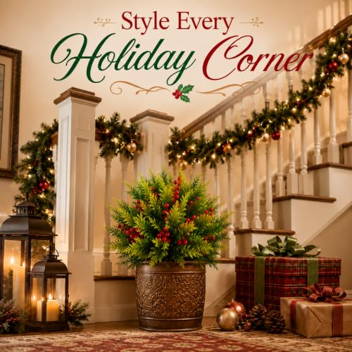 60PCS Christmas Flowers Artificial,Winter Flowers Artificial for Decoration - image 7