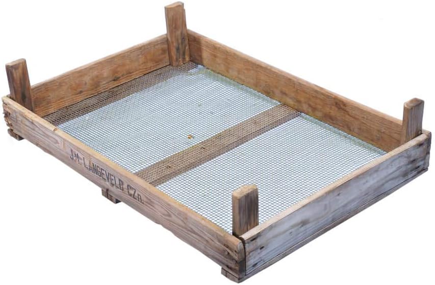 Lemodo Durchwurfsieb 100x60cm - Maschenweite 40x25mm, Verzinkt