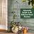 Evergreen Metal Garden Obelisk Trellis for Climbing Plants Outdoor, Indoor Plant Trellis for Potted Plants, Floral Pattern Arch Trellis (Black, 7 ft. Round, Set of 2)