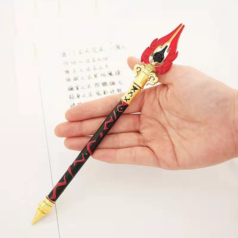 Hanaiette Genshin Impact Gel-Stift Mit Waffenmodell – Ca. 20 Cm Langer Sammler-Stift (Stil 1)