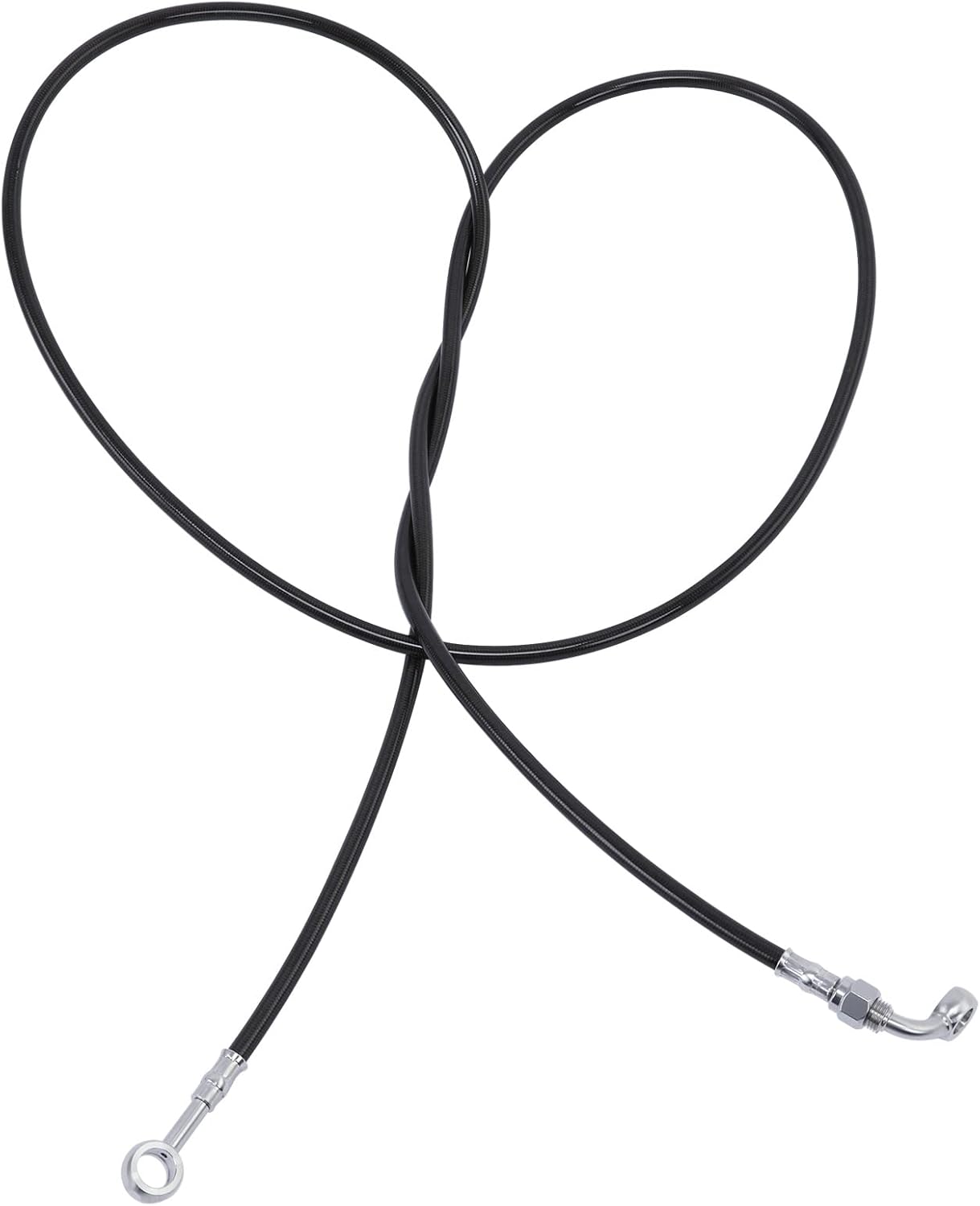 TCT-MOTORPARTS 73.62'' (187CM) Brake Cable Line Hose Fits for Harley Road King Electra Street Glide ABS