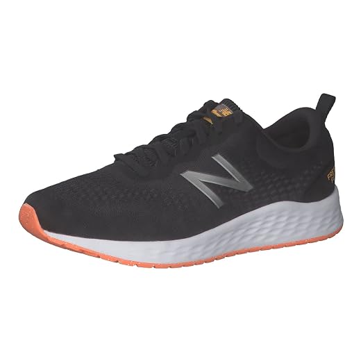 New Balance Women's Fresh Foam Arishi V3 Classic Running Shoe, Black/Peach Soda Metallic, 7