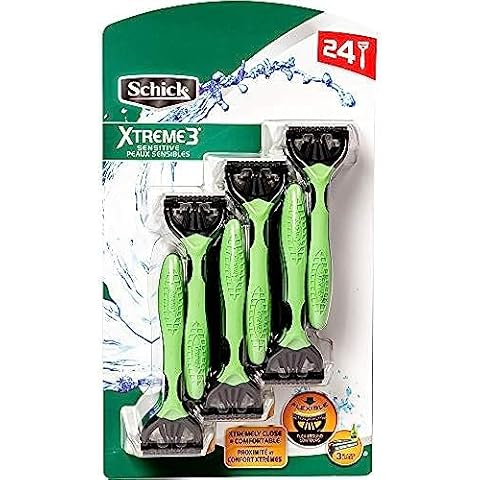 Schick Xtreme 3 Sensitive Disposable Razor (24 Count/Sensitive Skin) Cover