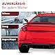 ACV Kurze Autoantenne 85mm Dachantenne - Für optimalen AM/FM Radioempfang - Inkl. Marderschutz & M5/M6 Gewinde - Universal Stabantenne Auto, Schwarz