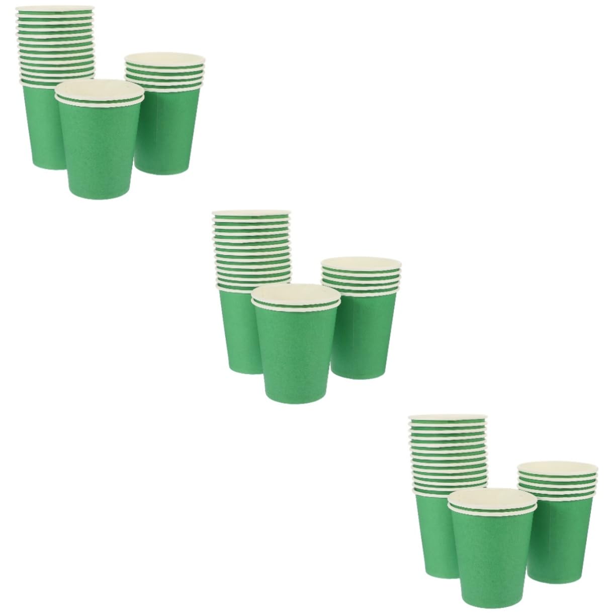 Tasses de fête de la Saint Patrick et gobelet en carton green 150 pces