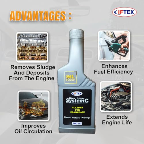 Image of Crankcase Cleaner /Oil Flush /System C /Engine Flush /Removes Sludge /Keeps Engine Clean for Cars. (300 ml)