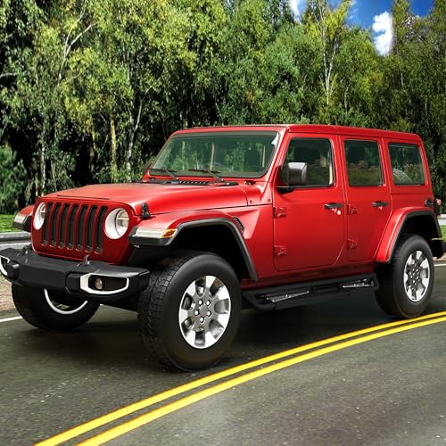 Estribos laterales 6 pulg para Jeep Wrangler JL 2018-2024 miniatura 6