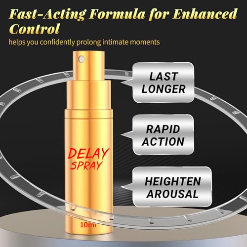 desensitized delay sprayer for long last men sex novelties fast-acting formula sex sprays for climax control in bed sexual enhancers last longer sex supplement for him 034 fl oz