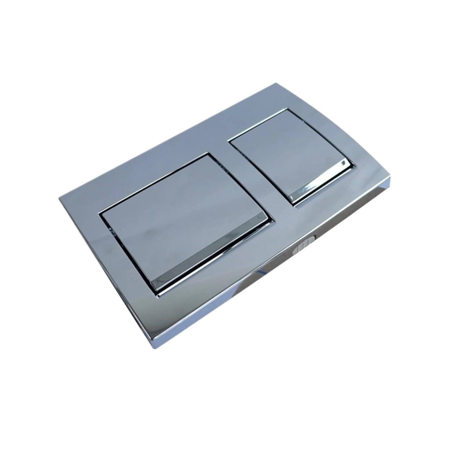 Compatible For Geberit, Doble Botón Cromado. | 115.045.16.1, cisterna empotrada, WC de pared, doble descarga, pulsador frontal