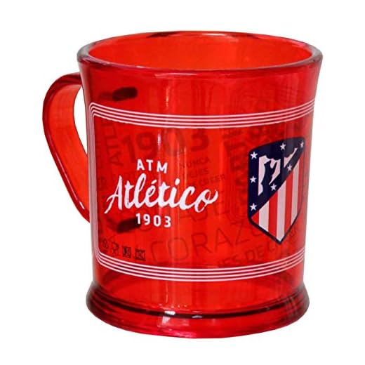 C Y P Atletico DE Madrid Taza de plastico translucida, 0