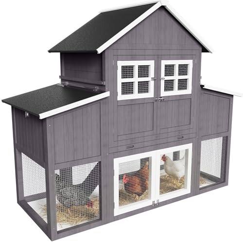 HomeSheek Outdoor Chicken Coop, Extra Large Poultry Cage