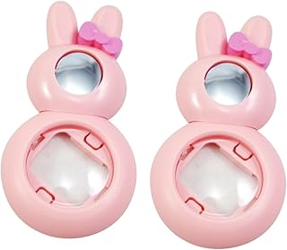 Hemobllo 2 Pçs Mini/Espelho Auto-Retrato Câmera Instantânea Espelho Selfie Espelho Auto-Retrato Para Mini/Espelho Selfie Para Câmera Selfie Lente Coelho Desenhos Animados 7S