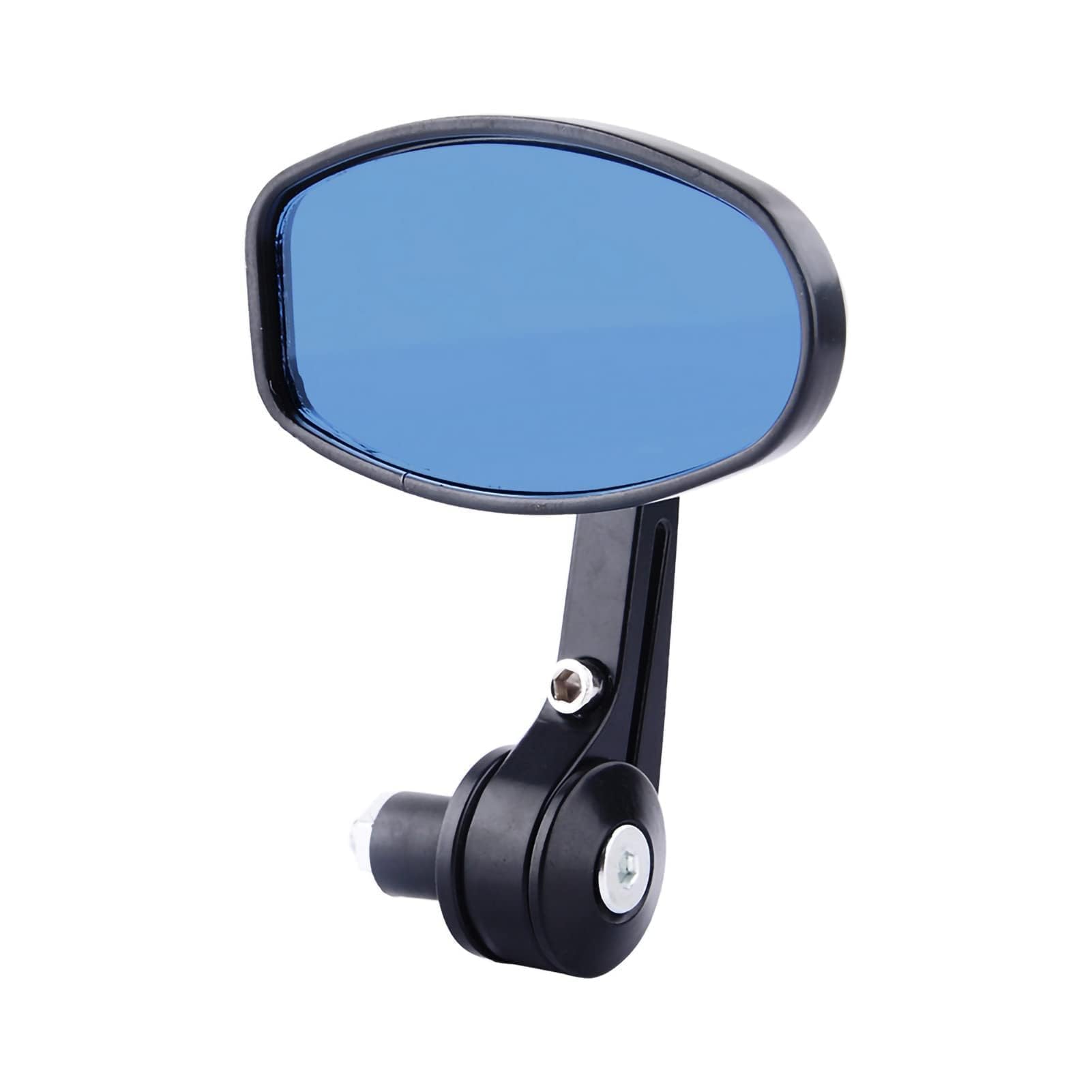 Rétroviseur de Guidon de Moto, 7/8" 22mm, Rétroviseurs Latéraux avec Embout pour Guidon