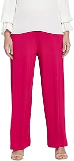 go colors Women's Solid Viscose Mid Rise Knit Relaxed Fit Palazzos-picture-26