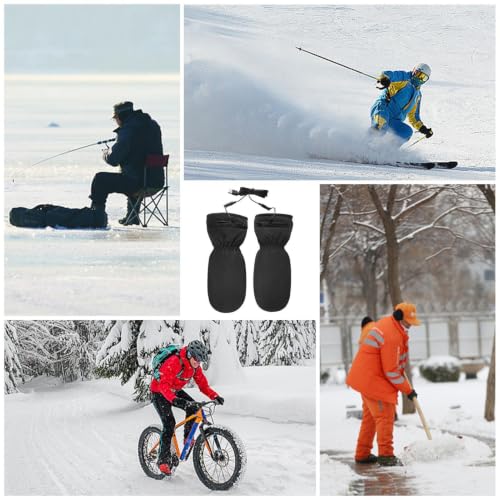 Guantes calefactables impermeables que protegen tus manos del frío con tecnología táctil 4