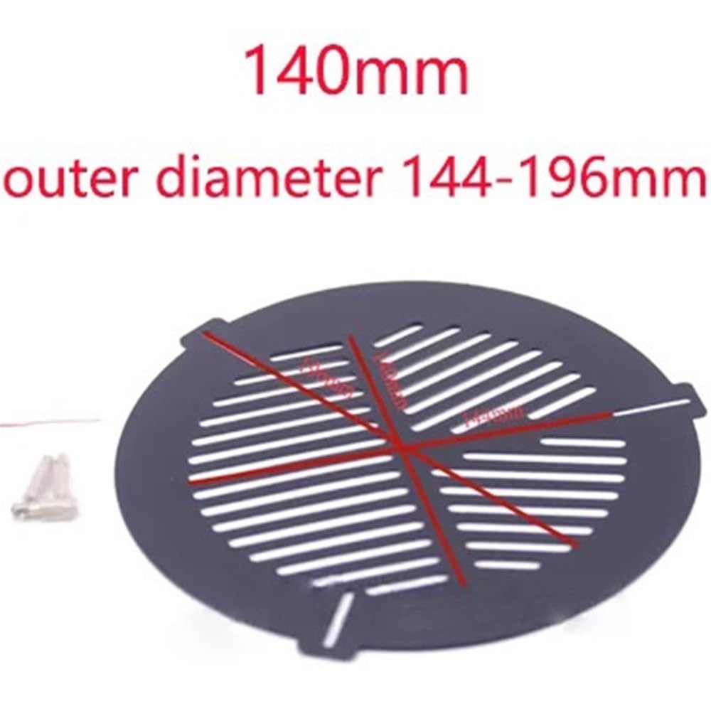 Akcesoria teleskopowe 60/80/100/140/200/270 mm płyta ze stopu aluminium do teleskopu astronomicznego 64-340 mm monokularowa ostrość (140 mm (144-196 mm)
