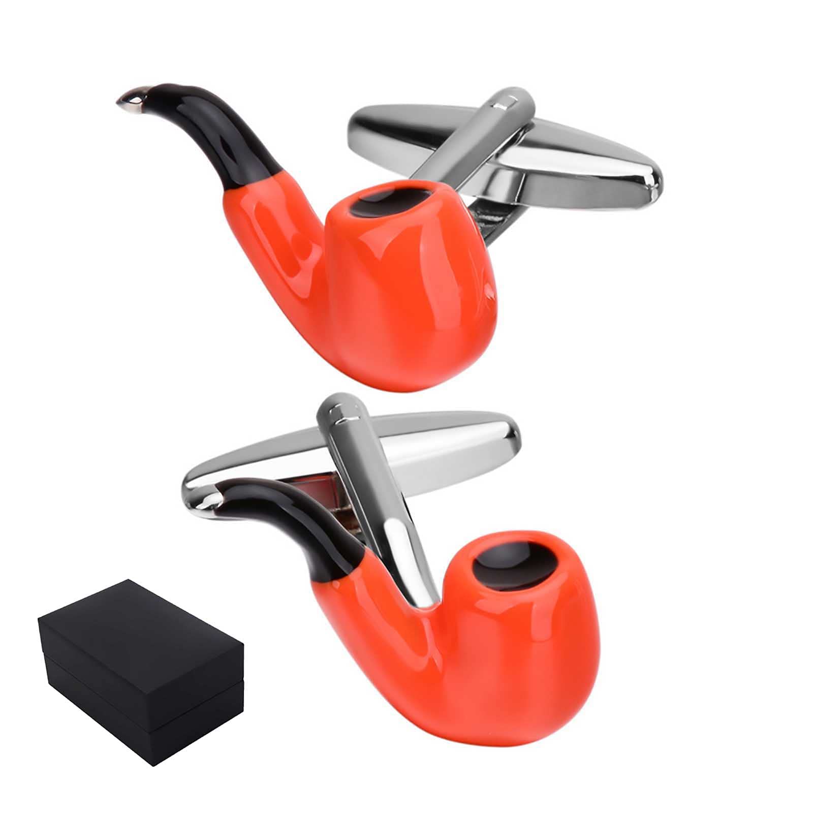 Boutons de manchette orange parfaits pour un mariage ou une réception