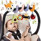 Foto di Funsland Giocattolo a Spirale Passeggino Neonato - Giochi Passeggino Neonati Regalo per 0 3 6 Mesi, Peluche Giocattolo a Spirale con Musica per Culla Neonato/Seggiolino Auto, Renard