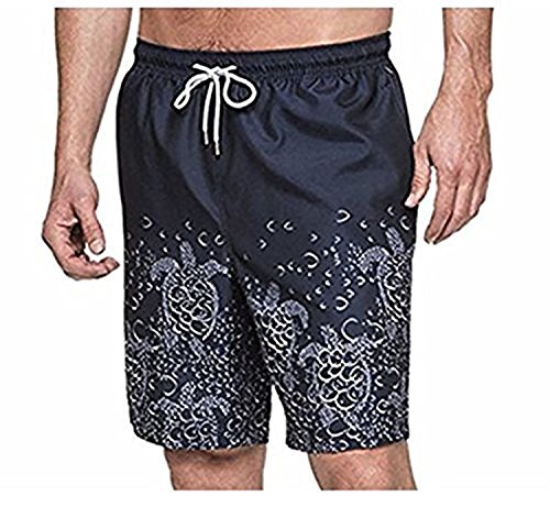 Kirkland Signature Men's Elastic Waistband Mesh Lined Swim Short