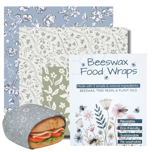 Beeswax Food Wraps 3 Pack (S M L)