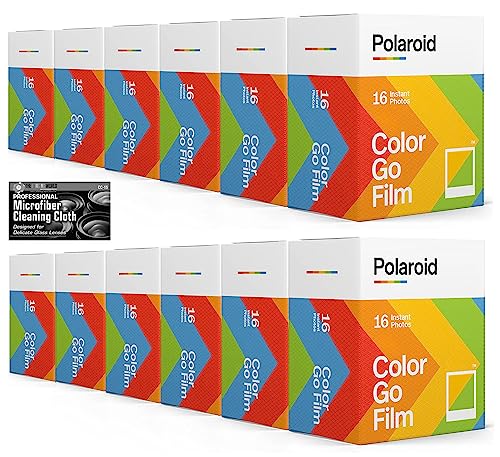 Polaroid Originals Go Película Instantánea a Color para Cámara Polaroid GO - 12 Paquetes Dobles con Estuche de Tela (192 Fotos) miniatura 1