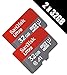 Produktbild 2 x SanDisk 32 GB Ultra A1 Micro SDHC Karte mit SD Adapter 98 MBS (Multipack 2 x sdsquar-032g-gn6ma)