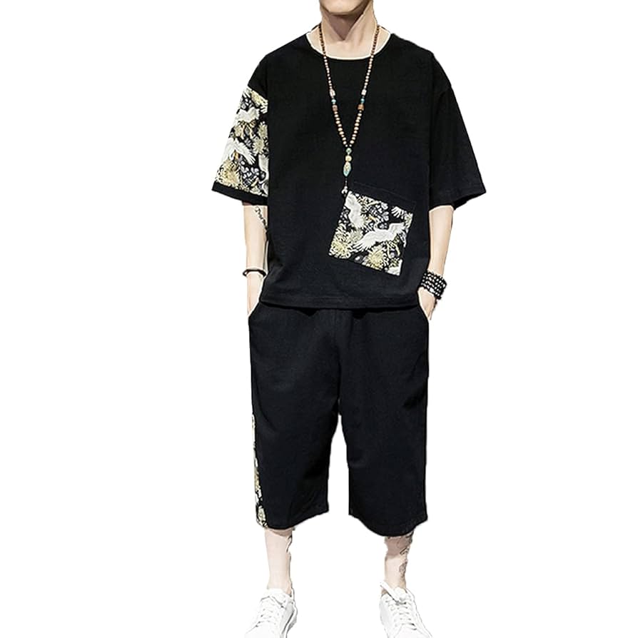 Amazon.co.jp: セットアップメンズTシャツハーフパンツ上下