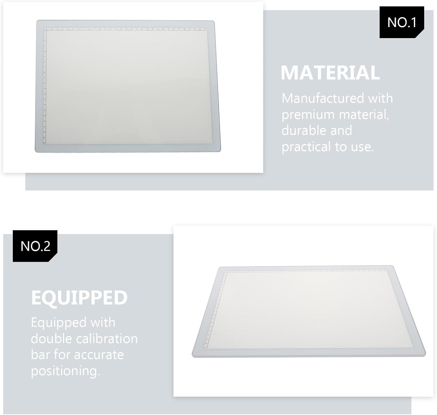 DRESSOOS USB Powered Ultra-Thin Animation Copy Pad Tracing Board for Sketching and Drawing Portable Lightweight LED Light Box with Adjustable Brightness for Artists and Designers