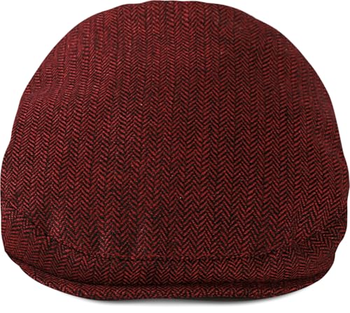 Image of A&J DESIGN Baby Boys Newsboy Cap Toddler Kids Tweed Vintage Flat Hat