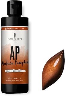 Pastry Chef's Boutique Renaissance Collection Colored Cocoa Butter - 7 oz - Auburn Pumpkin