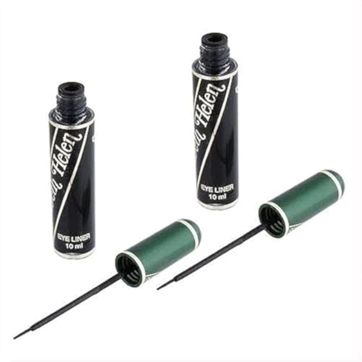 Set of 2 Mahmoud Saeed Black Liquid Eyeliner by Elizabeth Helen 10 ml Each