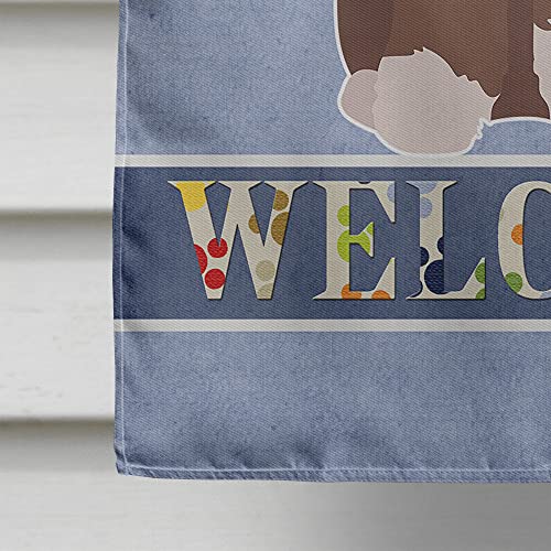 Grand drapeau Bernedoodle multicolore en tissu résistant pour mât de maison - 5