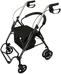 Andador com Rodas Dobrável Winner.Med – Leve, Ajustável e Seguro para Idosos e Pessoas com Mobilidade Reduzida