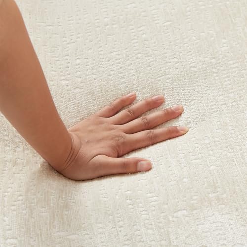 Sillón Chenille Redondo Beige Plegable miniatura 6