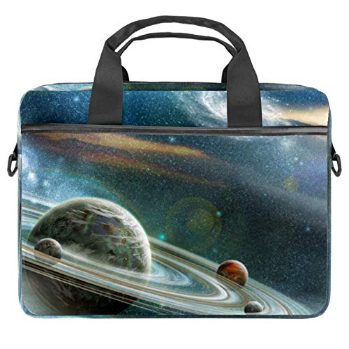 Maletín bandolera para portátil de 13 a 14 pulgadas inspirado en el espacio exterior