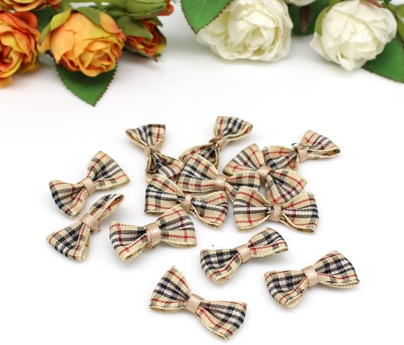 50PCS/lot DIY Small Satin Ribbon Bow tie Wedding Scrapbooking Embellishment Crafts Decoration 1.5cm*3cm(Mix Color)