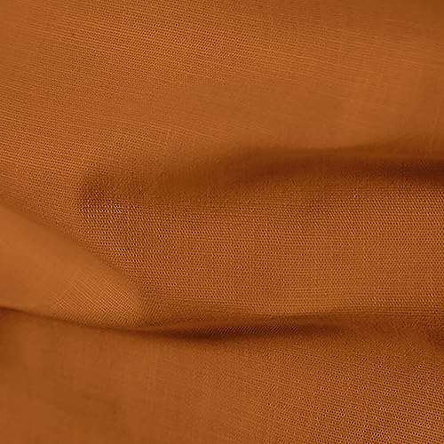 Image of Vida Loca Men's Cotton Linen Plain Stitched Half Sleeve Shirt