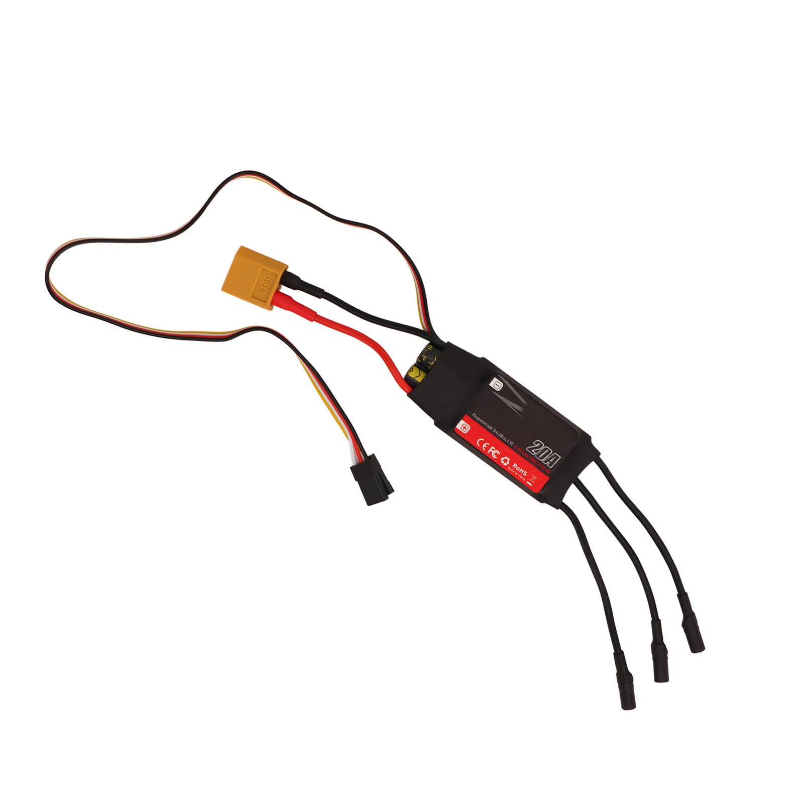 20A ESC Electronic Speed Controller for HighPerformance RC Brushless Motors in Drones with Advanced and LCD Programming