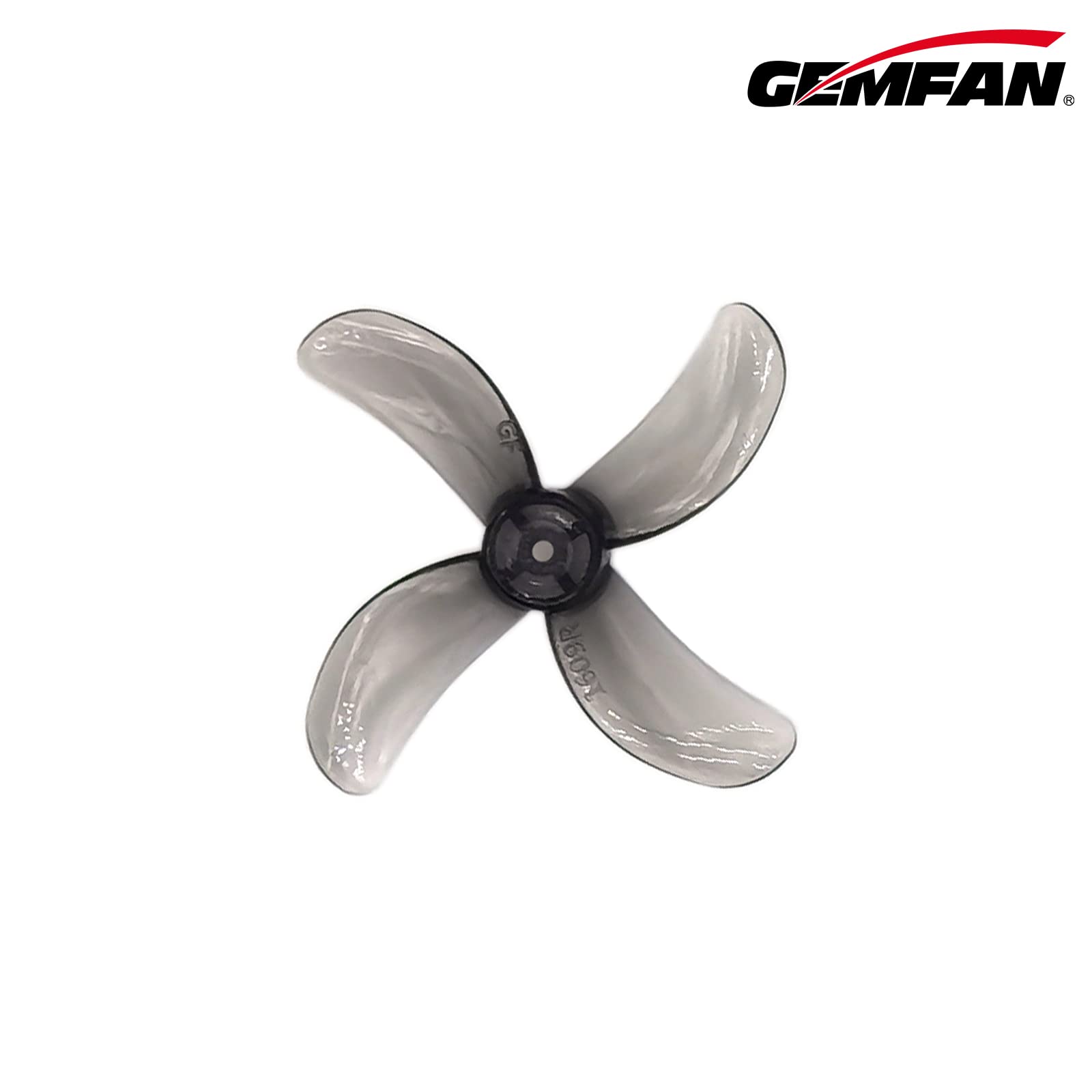 Gemfan 40mm 1609 4-Blade PC Propeller 1mm 1.5mm for RC FPV Freestyle Tinywhoop Drones DIY Parts (1.0mm)