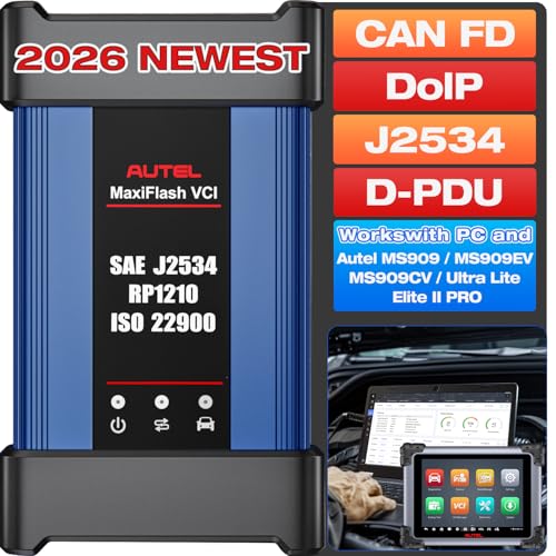 Autel J2534 Pass-Thru Programmer, 2026 MaxiFlash VCI...