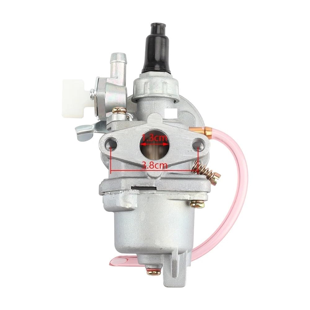 Carburador de moto Carburador Pocket Bike 47cc 49cc para motor Carb con filtro de aire acero 44 mm para 2 tiempos para Mini para Moto para Quad ATV Dirt Go Kart Buggy(Carburetor Kit)