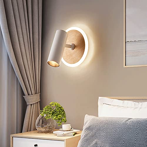 Lámpara de pared de lectura junto a la cama estilo nórdico con rosca E27 7