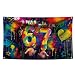 67 Birthday Decorations Banner Funny 67 Meme Six Seven Themed Graffiti Style Party Supplies Photo Booth Backdrop Birthday Decorations Party Banner (tuya)