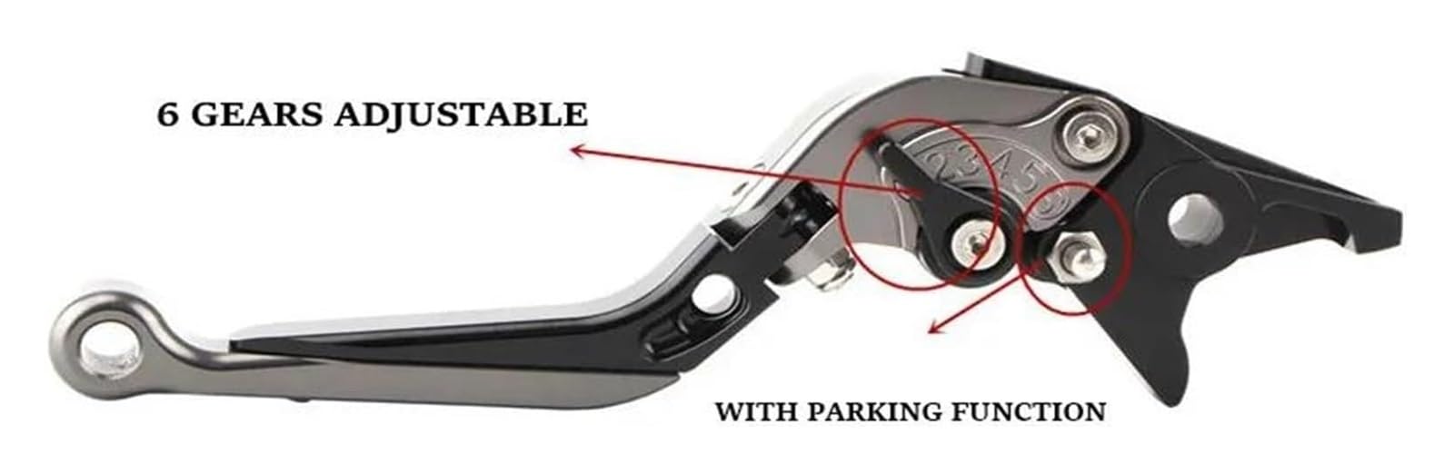 Paramani Moto Per LONCIN Per VOGE 500R 2020-2021 Leve Freno Frizione Moto Deflettore Vento Manubrio Paramani(Titanium-a)