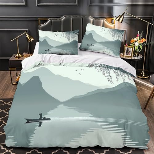 Parure de Lit Luxe Microfibre Ultra Douce Empreintes 3D Double 200x200 - 2